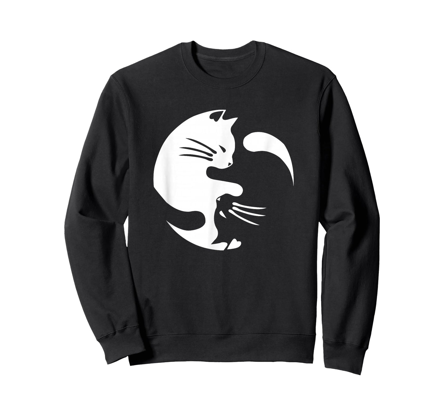 Cat Yin Yang Peace Loving Interconnected T-Shirt Gift Idea T-Shirt Small