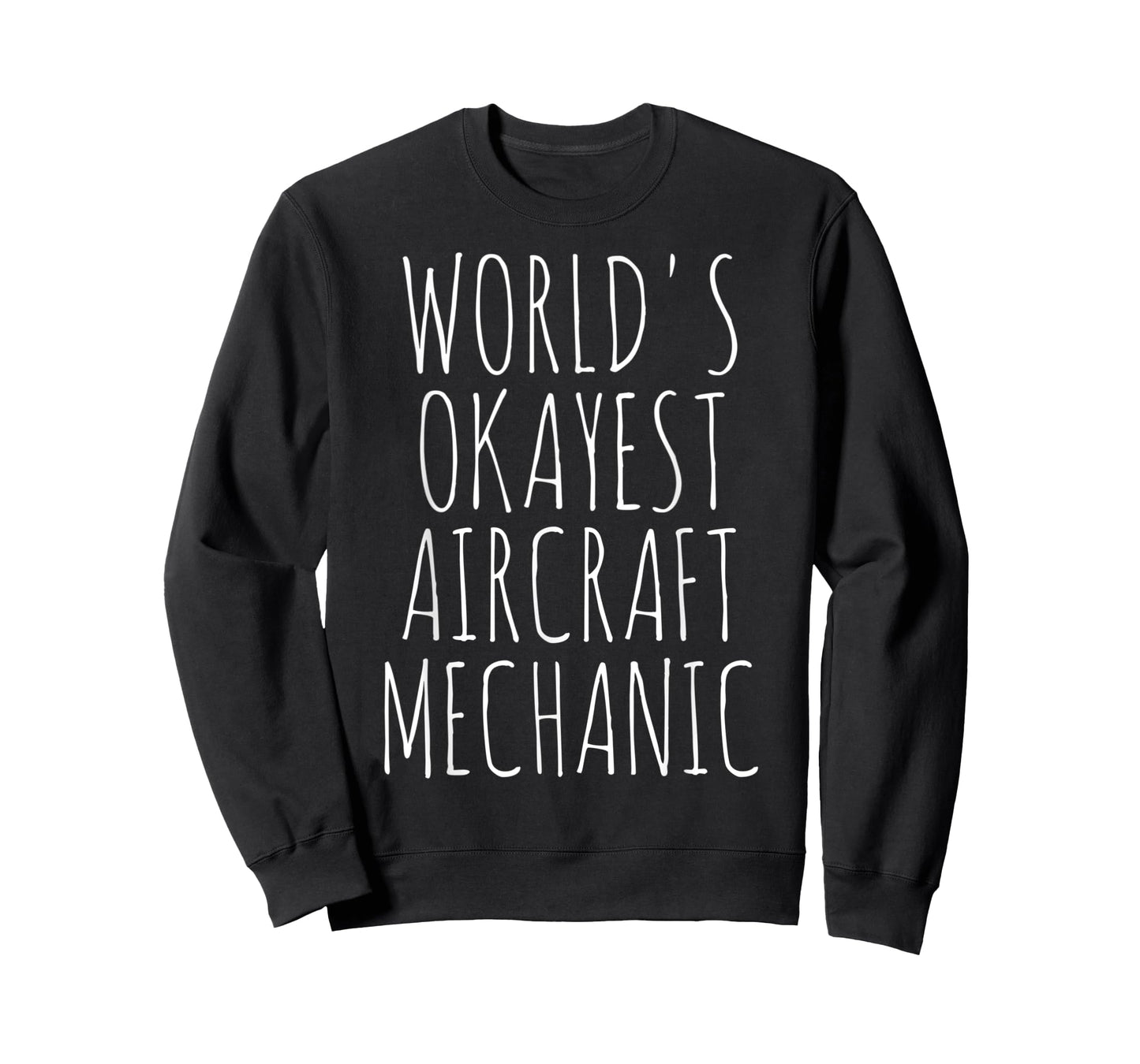 Airplane Aviation Flying World's Okayest Aircraft Mechanic T-Shirt