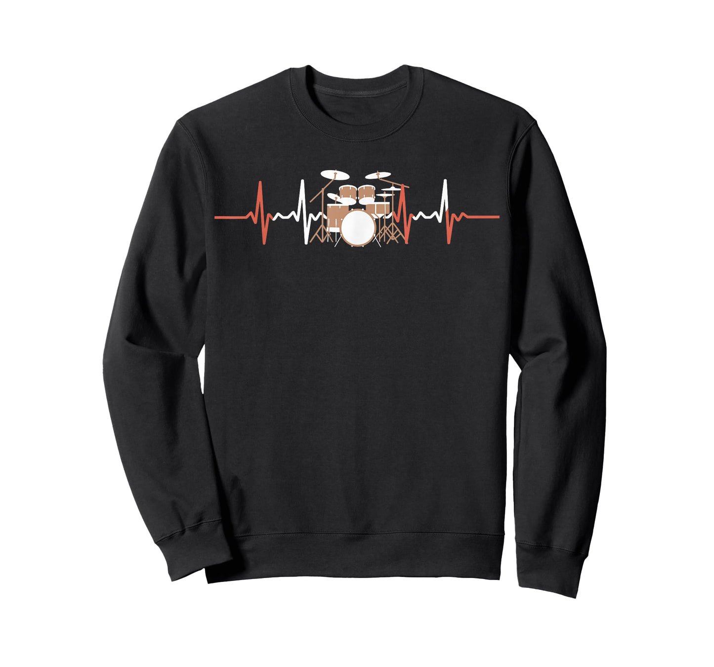 Music Lover Drum Heartbeat Drummer T-Shirt