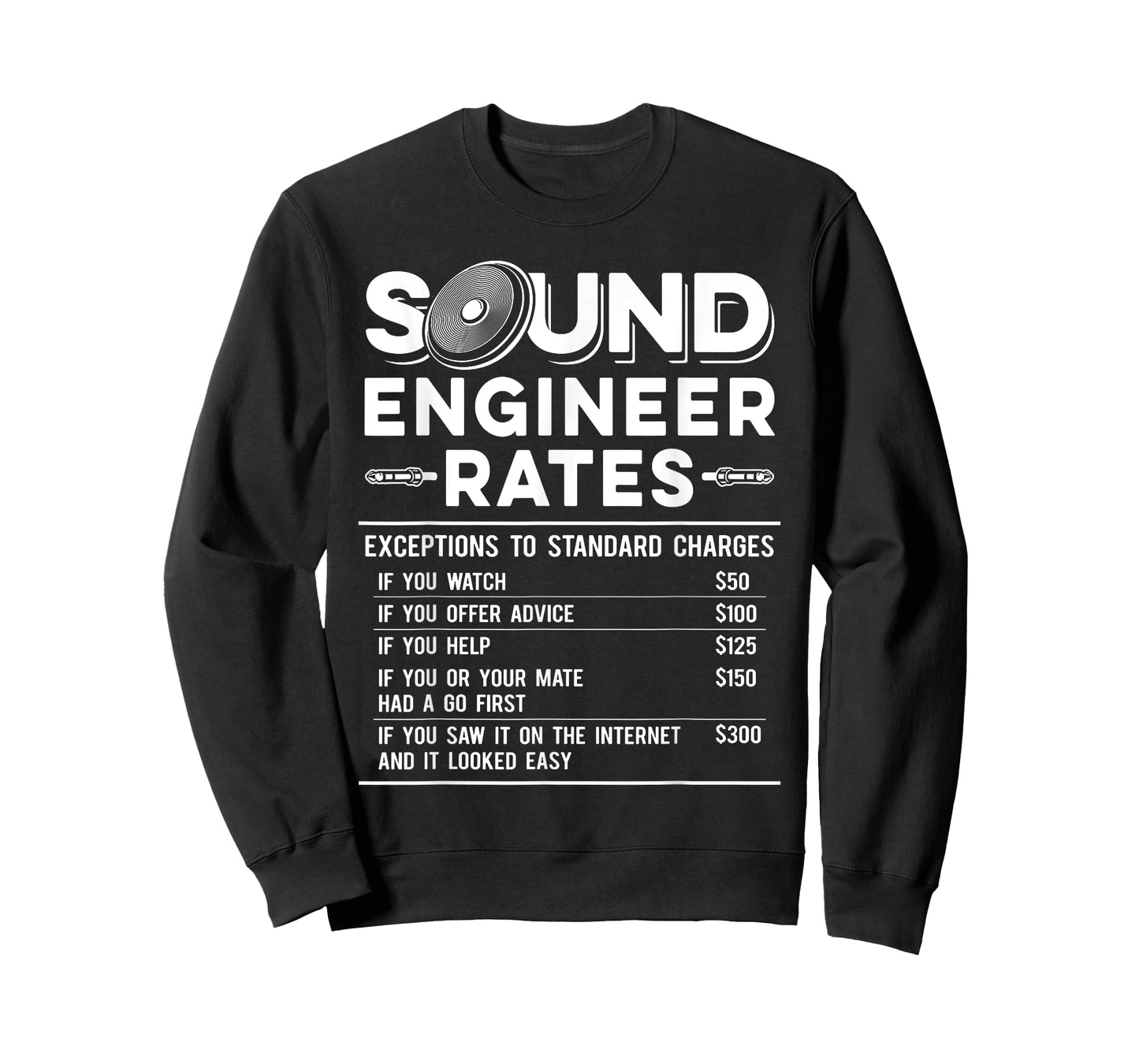Studio Audio Engineer Rates Funny Sound Guy Tech T-Shirt