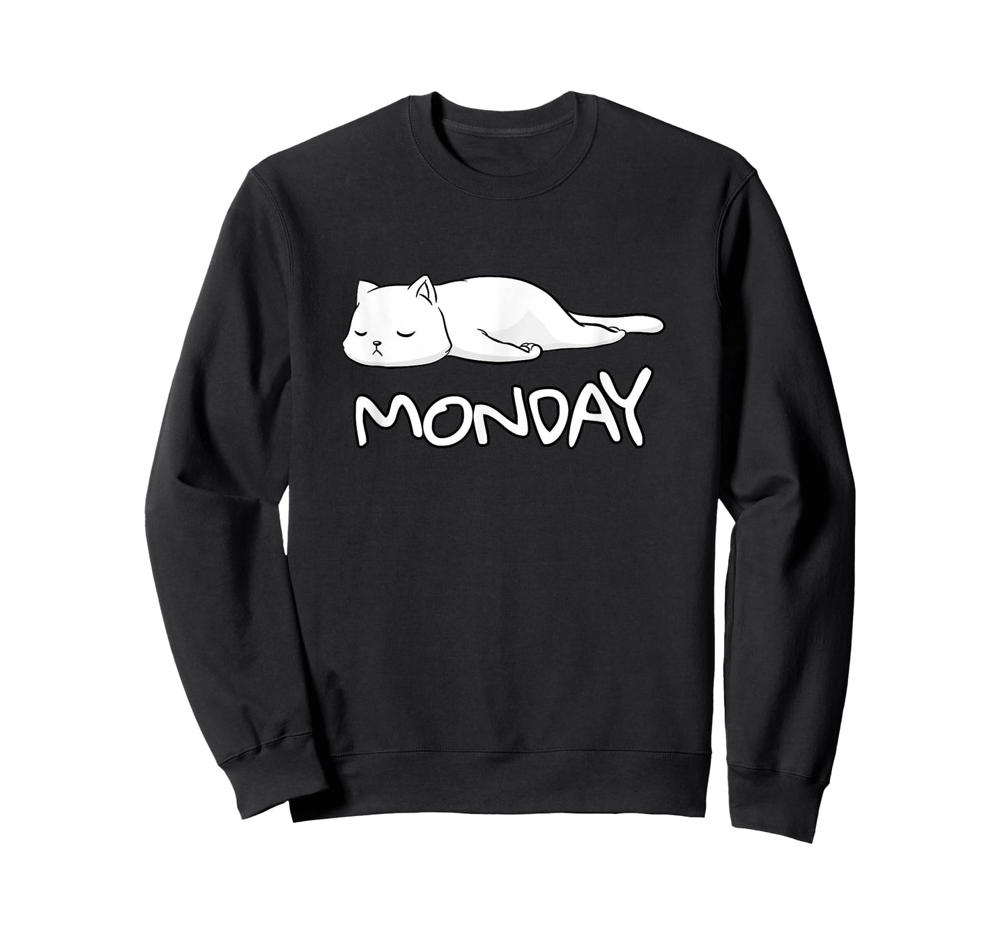 Funny Hate Monday Shirt Cat sleep Monday haters loafer Men Women Girls Kids T-Shirt
