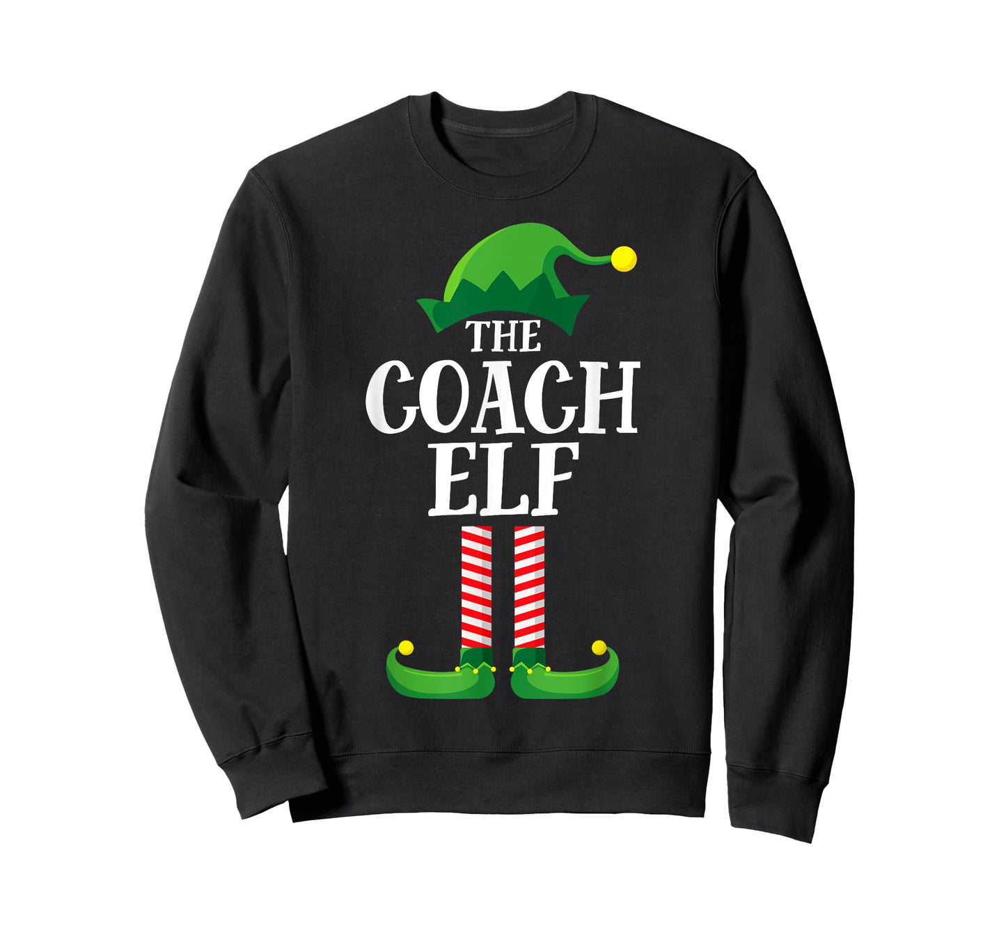 Coach Elf Matching Family Group Christmas Party Pyjamas T-Shirt