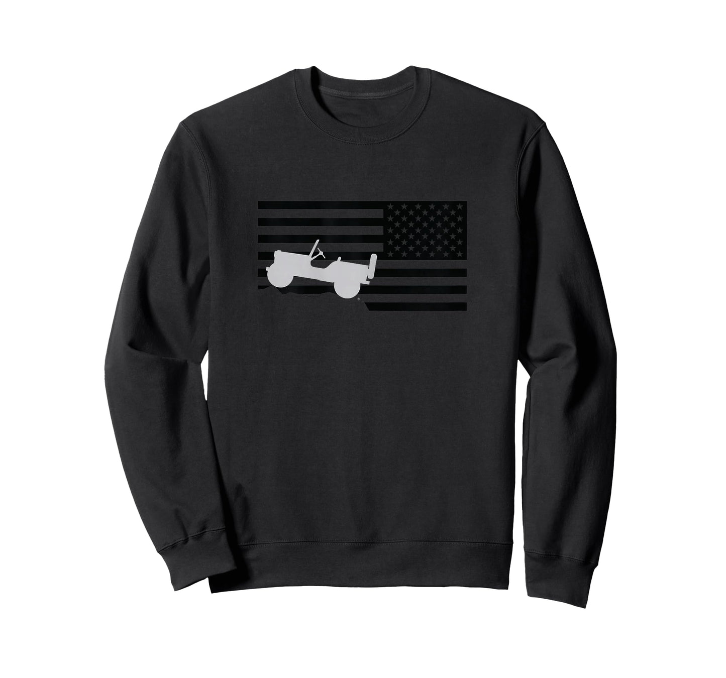 Jeep Flag Black T-Shirt