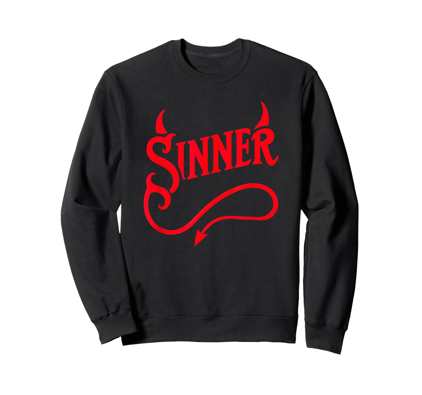 Rock Sinner Devil Horns & Tail - Atheist Pride T-Shirt