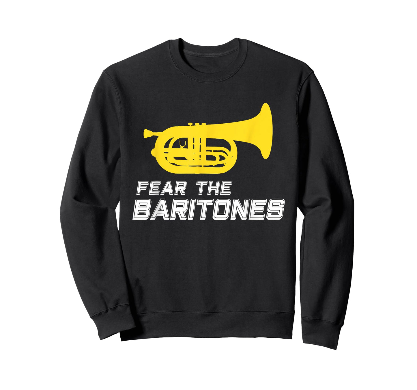 Funny marching baritone T-Shirt Fear the baritones band gift T-Shirt
