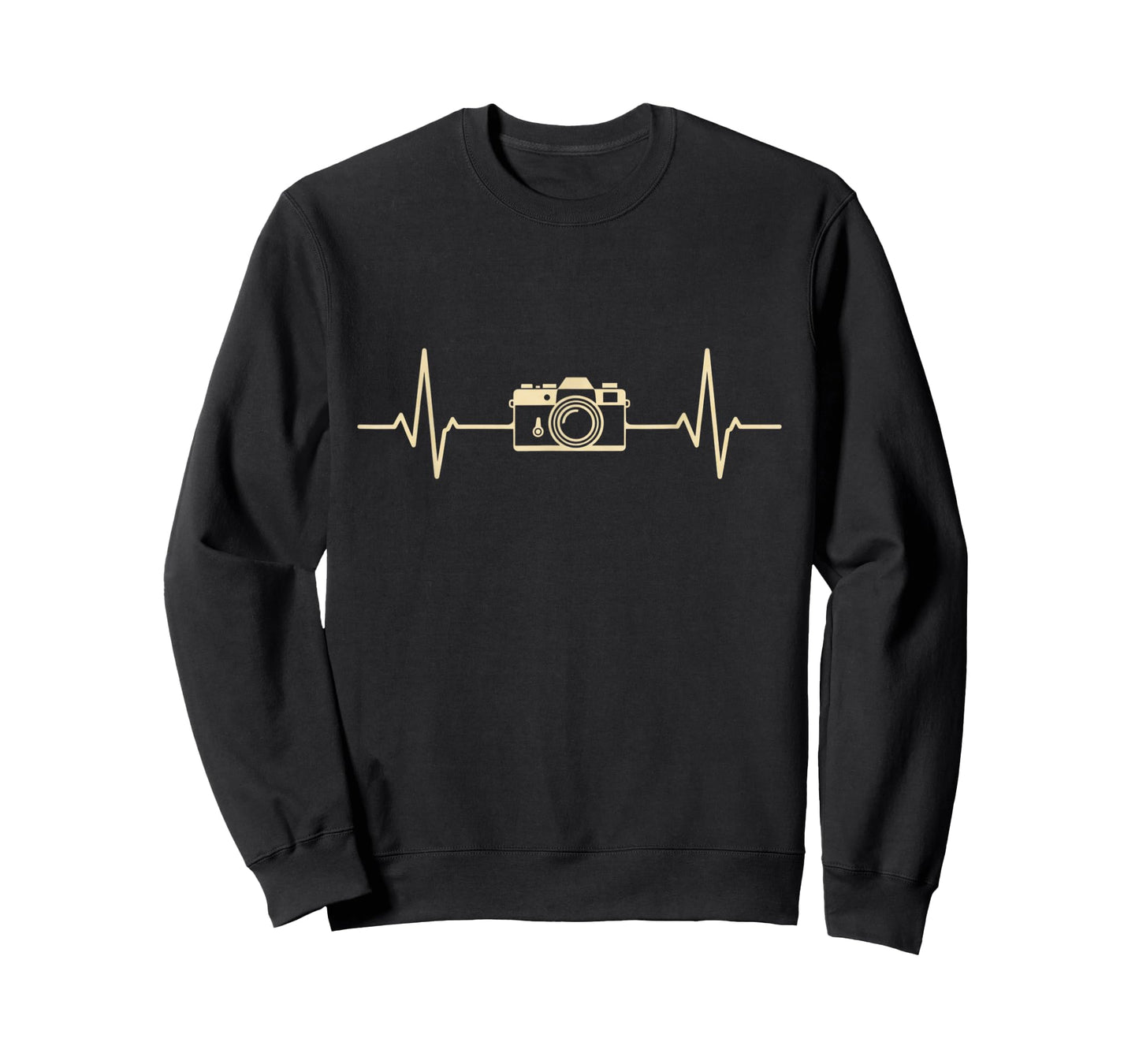 Photographer EKG Heartbeat Camera Photo Art T-Shirt