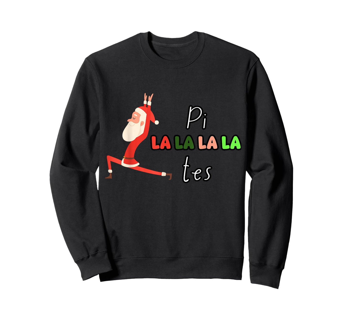 Pilates Christmas Pi La La La La tes santa pilates T-Shirt