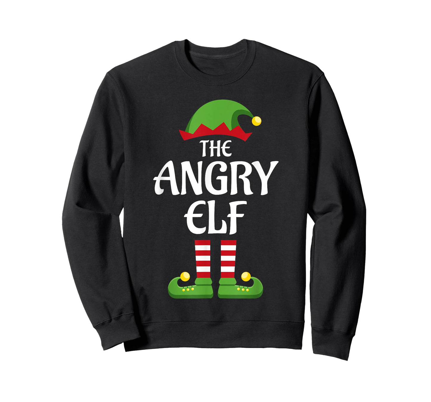Angry Elf Family Matching Group Christmas T-Shirt