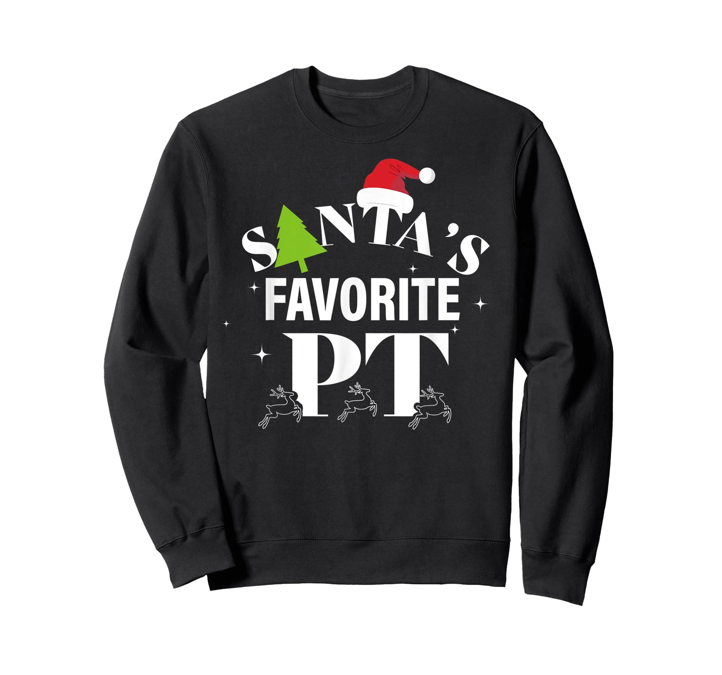 Christmas Physical Therapy Shirts, Santa's Favorite PT T-Shirt