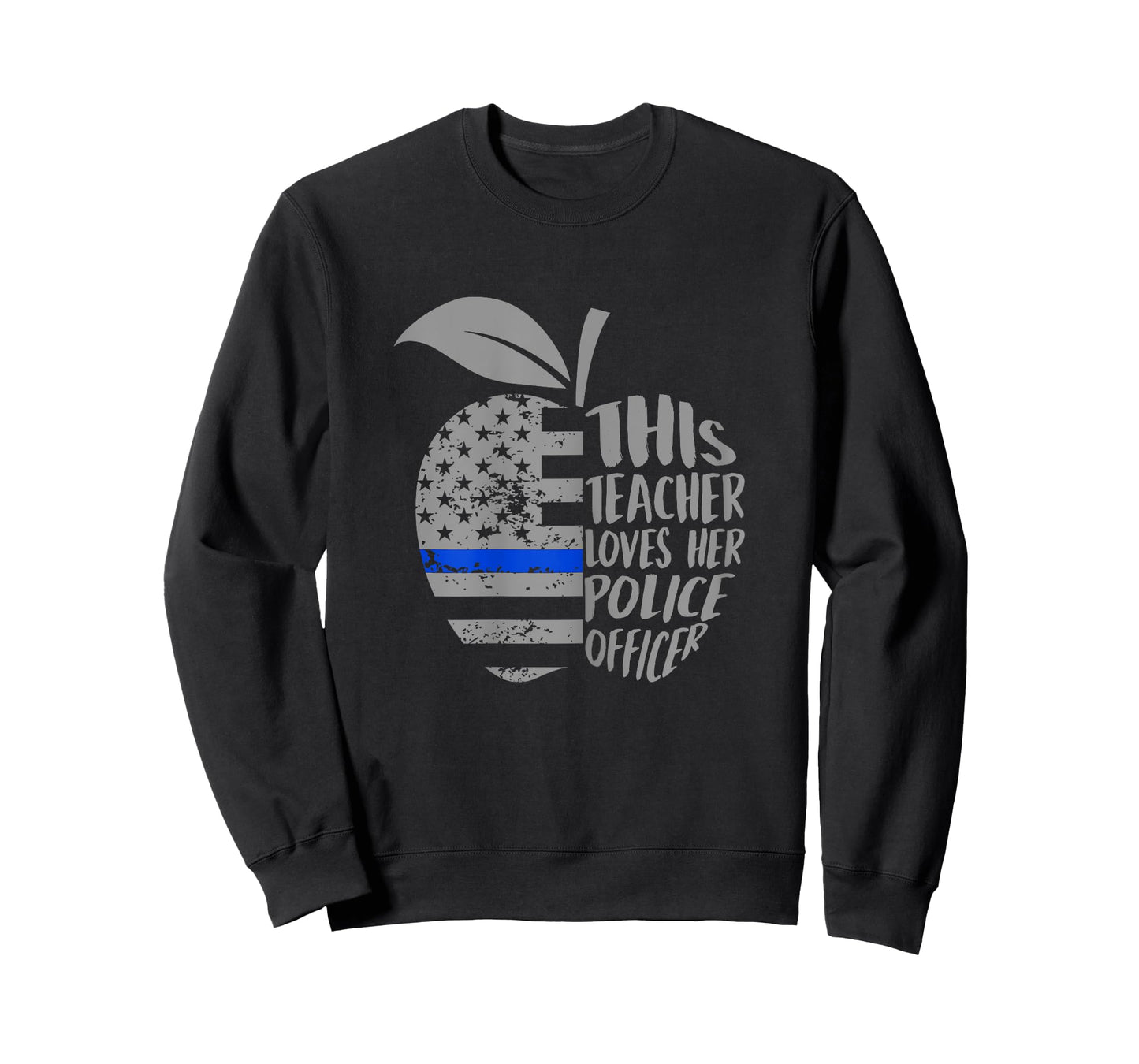 This Teacher Loves Her Police Officer Funny Wife Saying T-Shirt