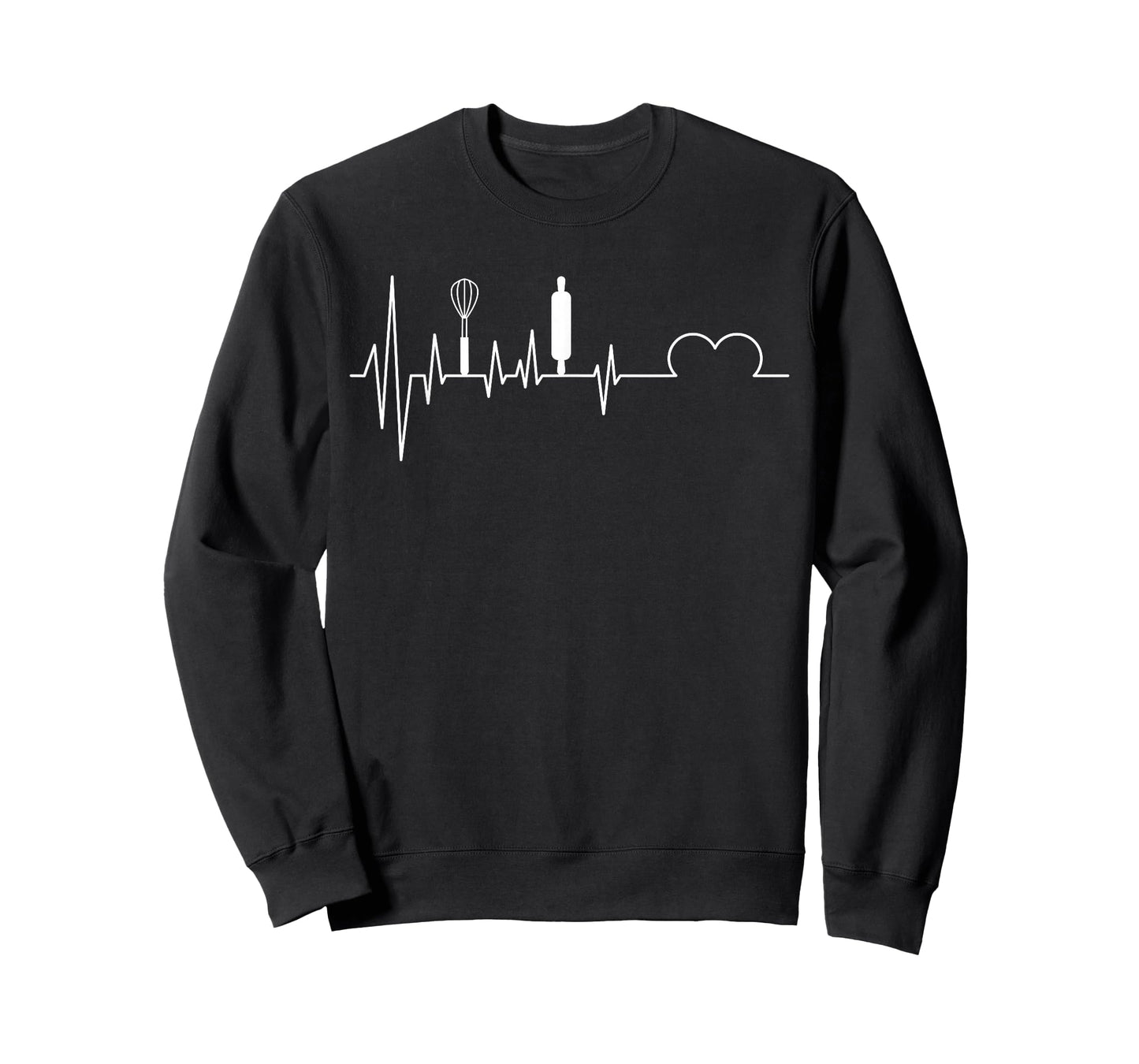 Baker Heartbeat Baking Baker's Cake Cupcake Gift T-Shirt