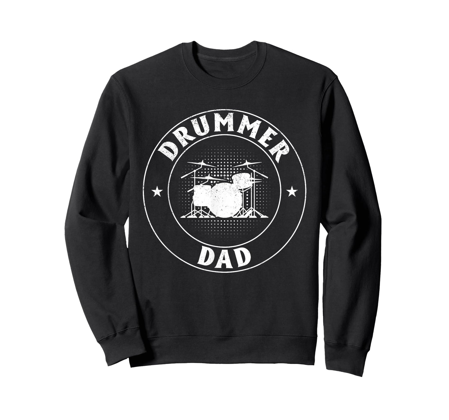 Drummer Dad Drums Family Drummer Instrument Cool Drummer Dad T-Shirt