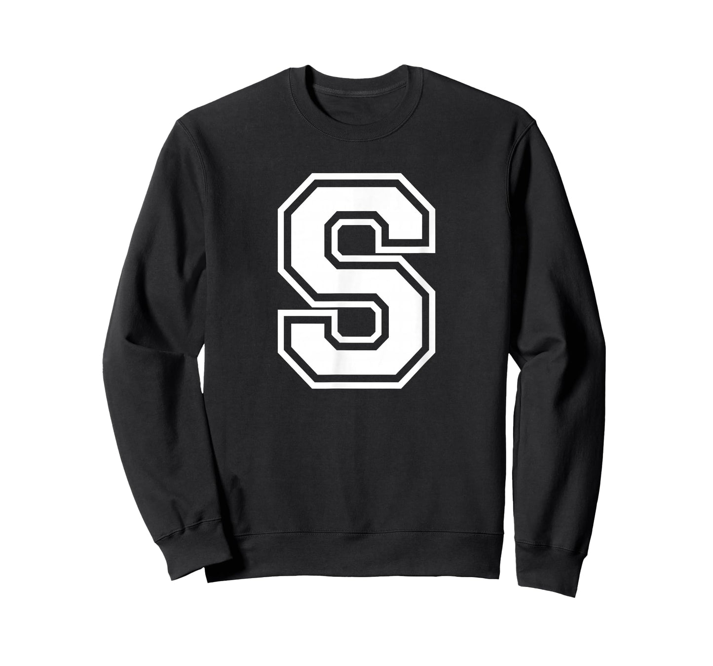 Letter S Name Initial Varsity Alphabet Monogram T-Shirt