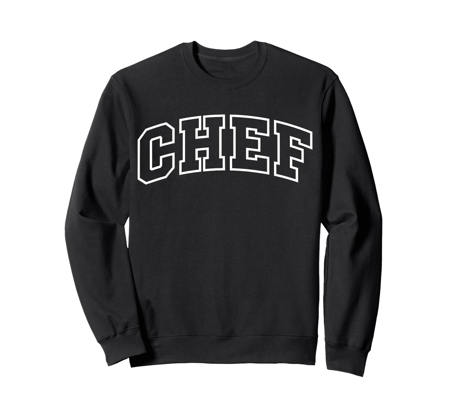 Chef Funny Athletic Lettering Cooking Gifts Men Women T-Shirt