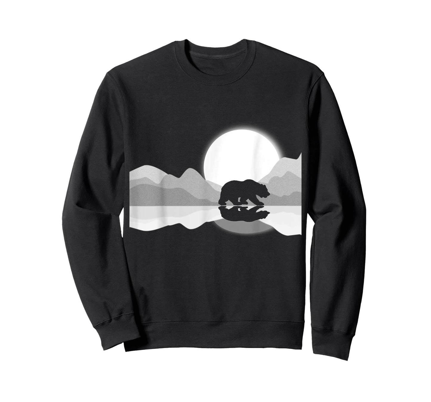 Trees Reflection Wildlife Nature Animal Bear Outdoor Forest T-Shirt