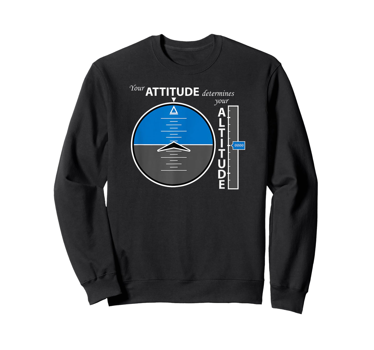 Attitude Altitude Aviation T-shirt with a positive message T-Shirt