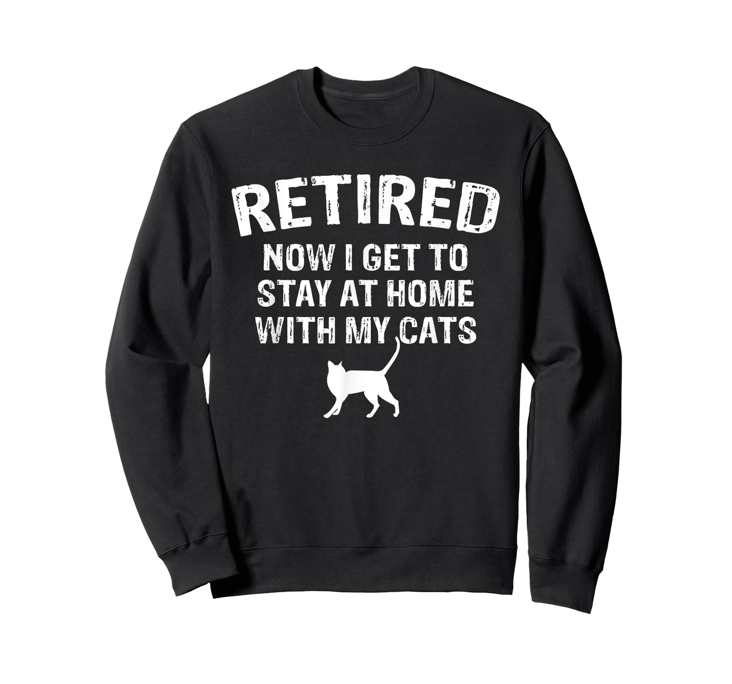 Great Retired Cat Lover Design Cats Owner Retirement T-Shirt