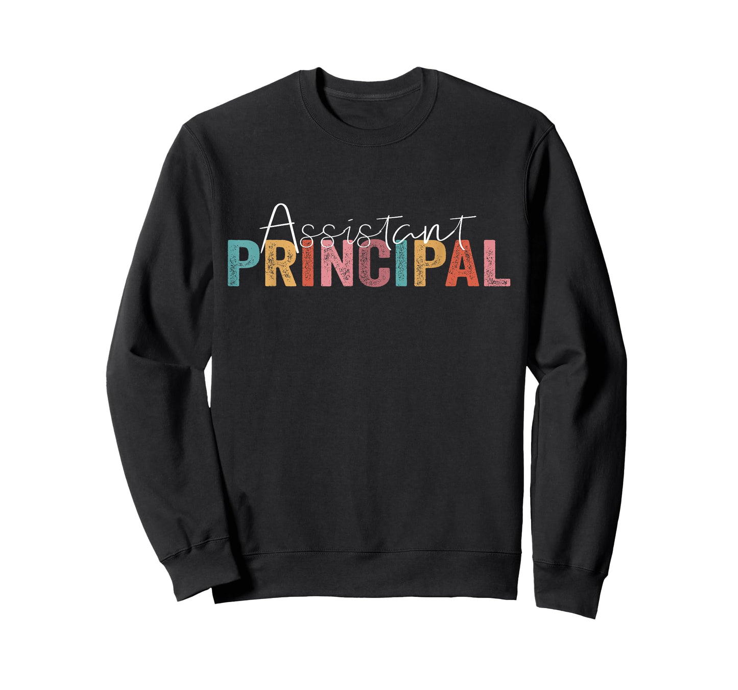 Assistant Principal Funny Job Title School Worker Vintage T-Shirt