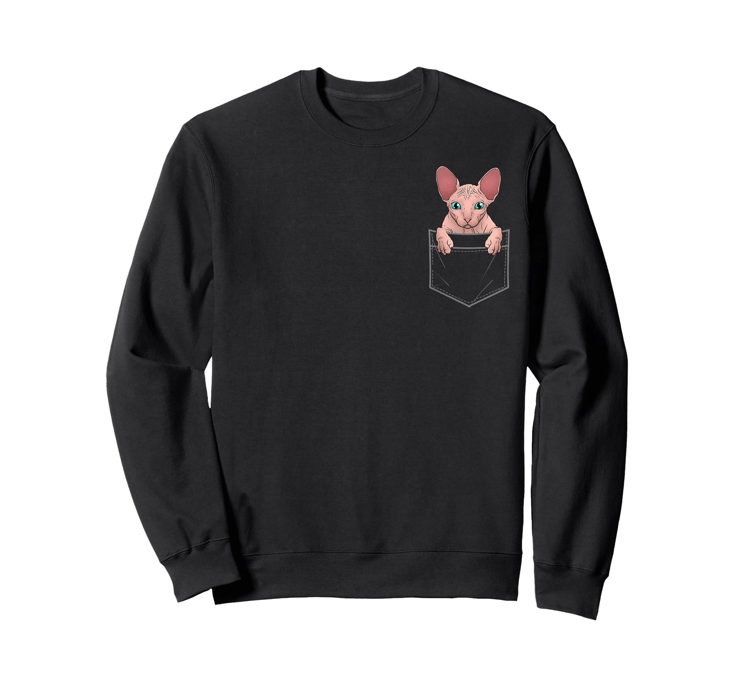 Cute Sphynx Cat Art For Men Women Kids Hairless Cat Sphynx T-Shirt