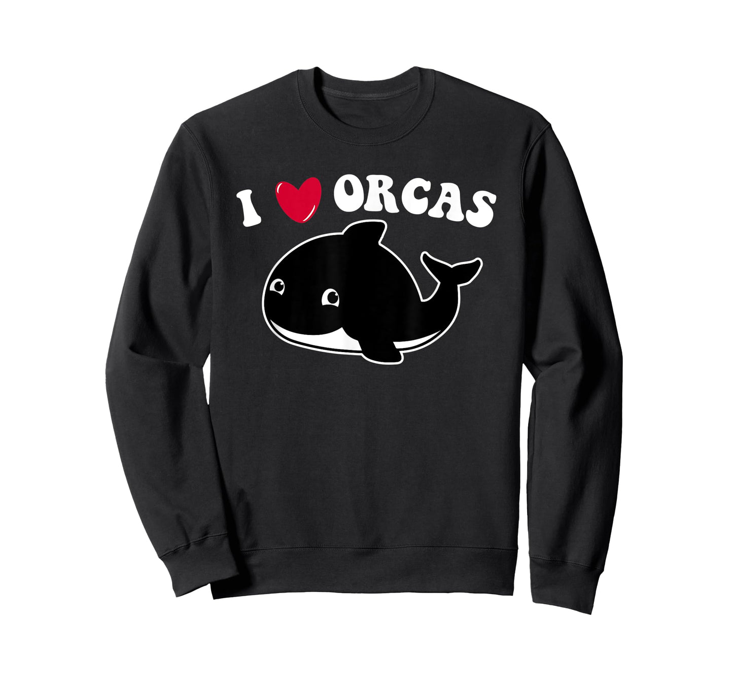 I LOVE ORCAS Heart Cute Baby Killer Whale Toddler Girls Kids T-Shirt