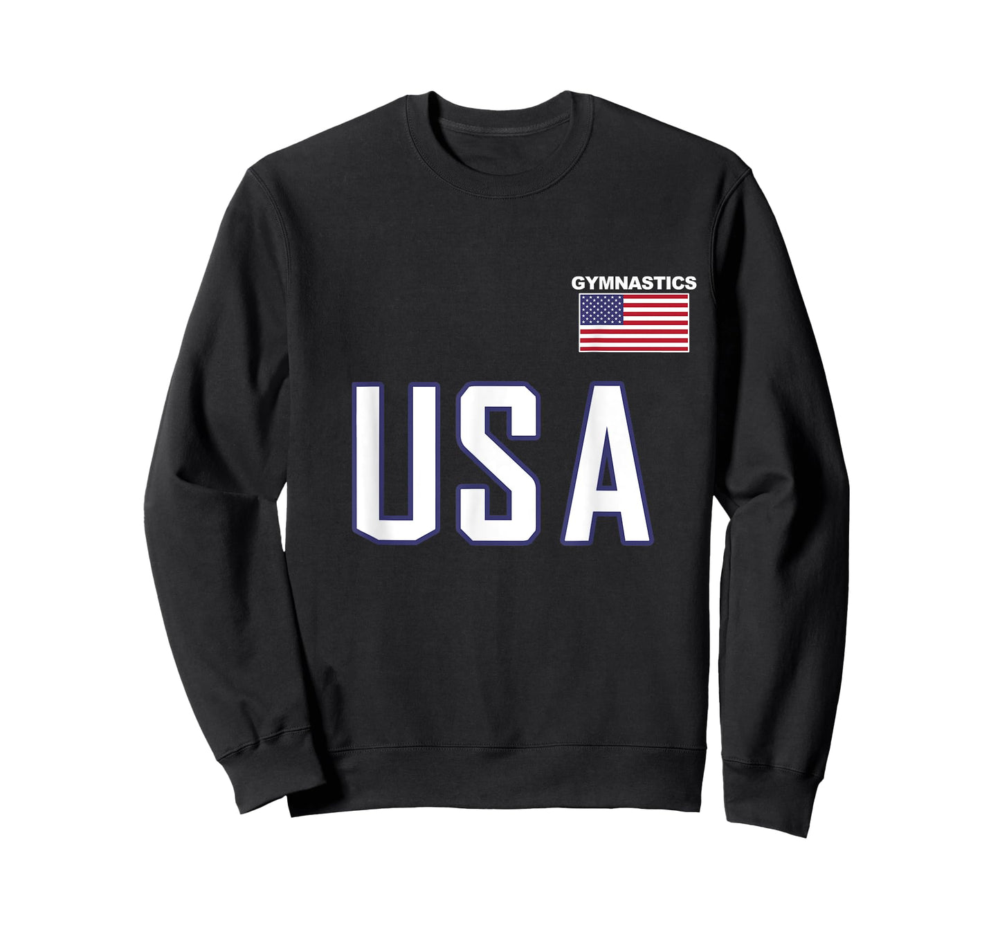 USA Flag Gymnastics Team Cool Gym Equipment Men Women T-Shirt