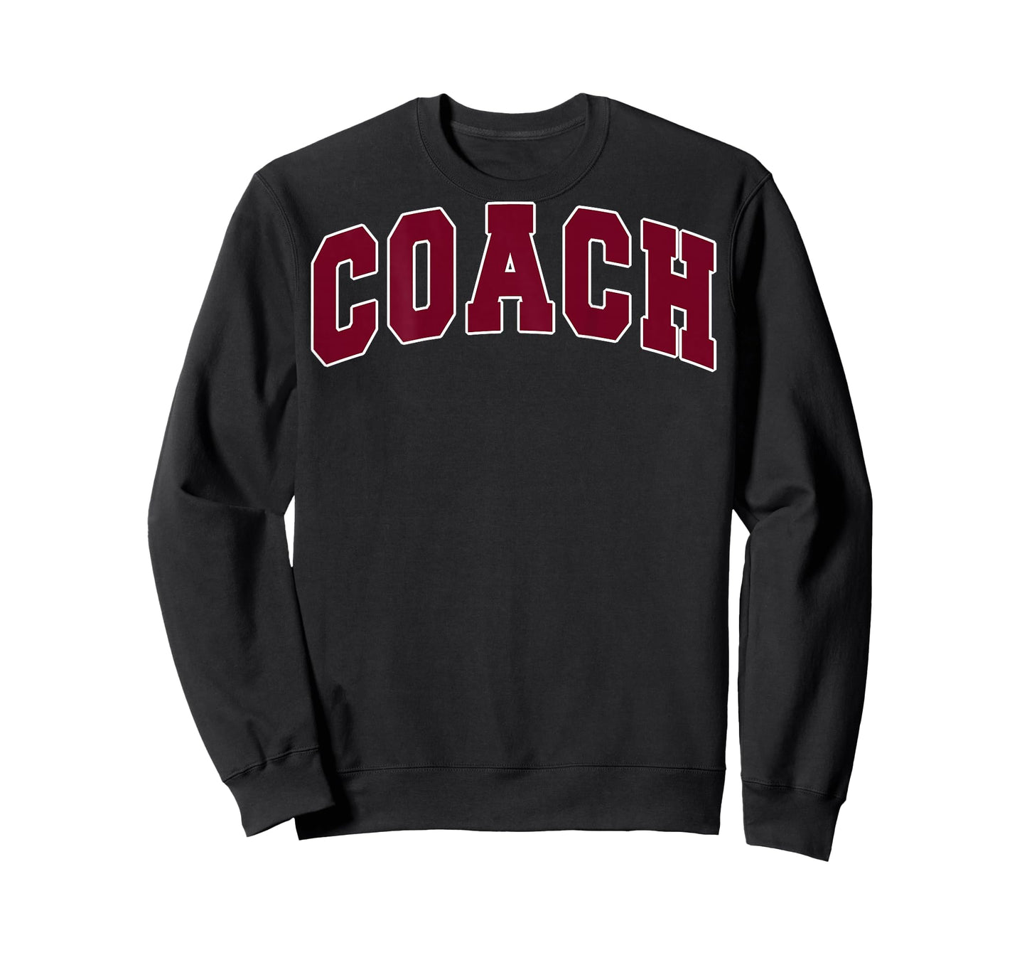 Coach Sports Trainer Vintage Varsity Team Red on The Back T-Shirt