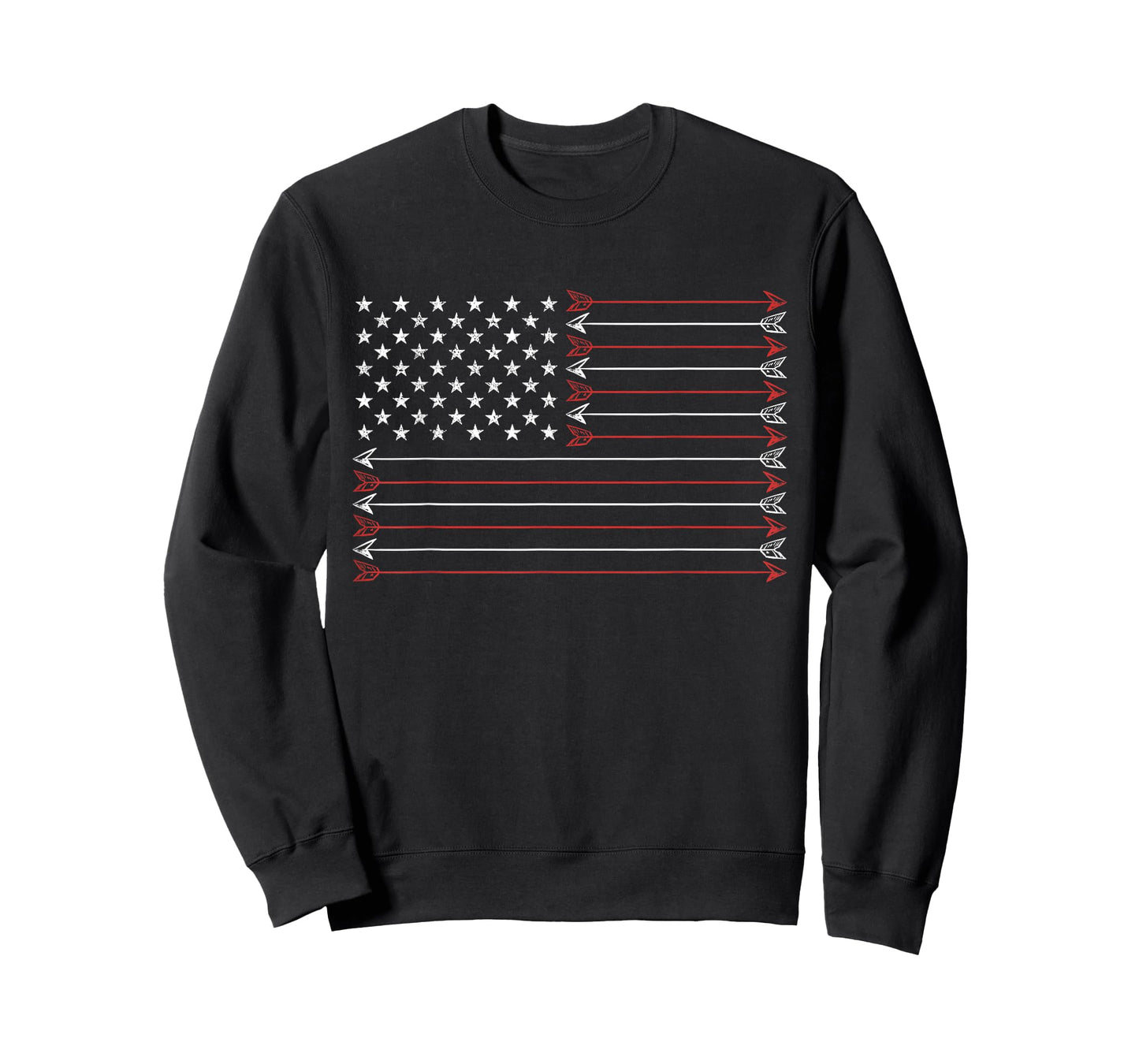 American Flag Arrows Bow Hunting Archery Gift T-Shirt for Women Kids Men