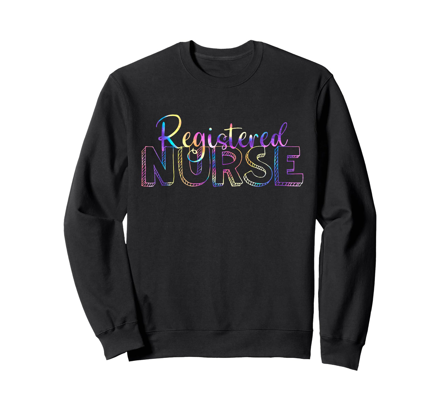 Cute Tie Dye Registered Nurse RN Nursing school graduation T-Shirt