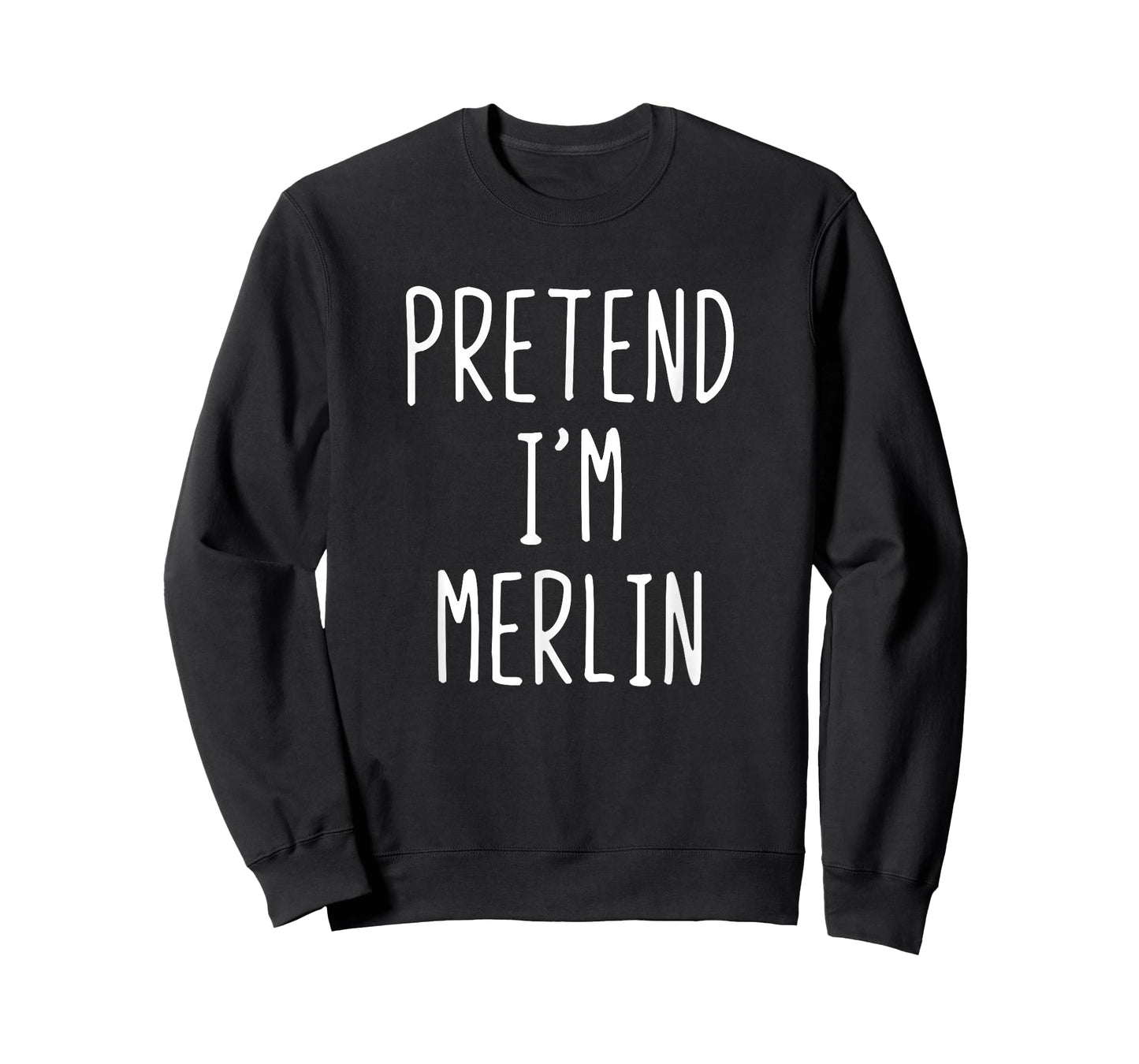 Pretend I'm Merlin Costume Halloween Funny Lazy Adult Kids T-Shirt
