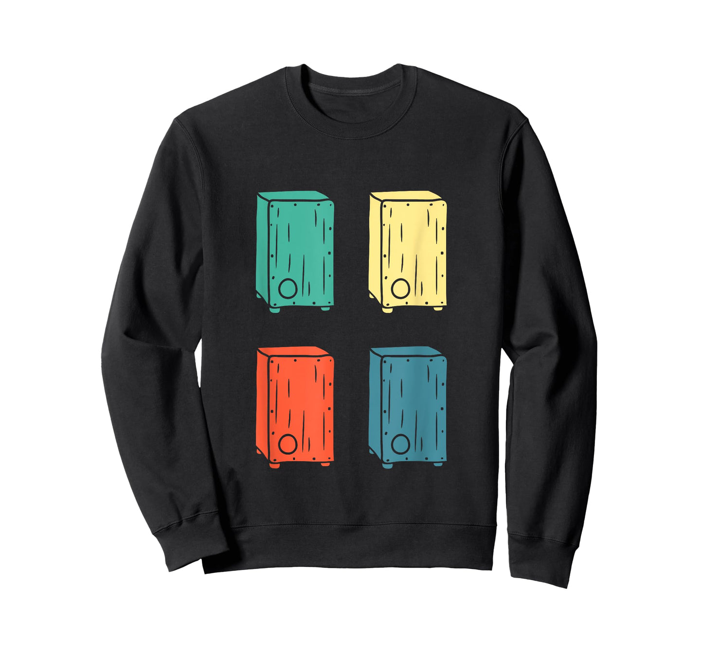 Cajon Box Drum Instrument Peruvian Cajon Percussion T-Shirt
