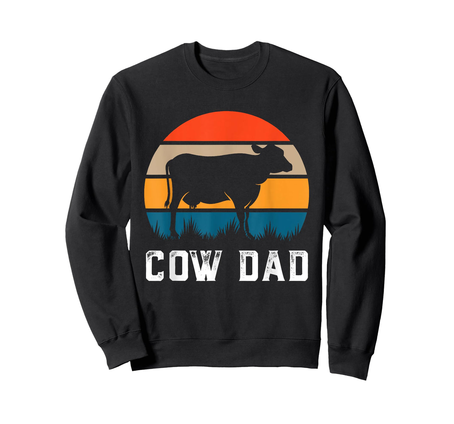 Cow Dad Funny Cattle Gift Dairy Farmer Herdsman Cow Lover T-Shirt