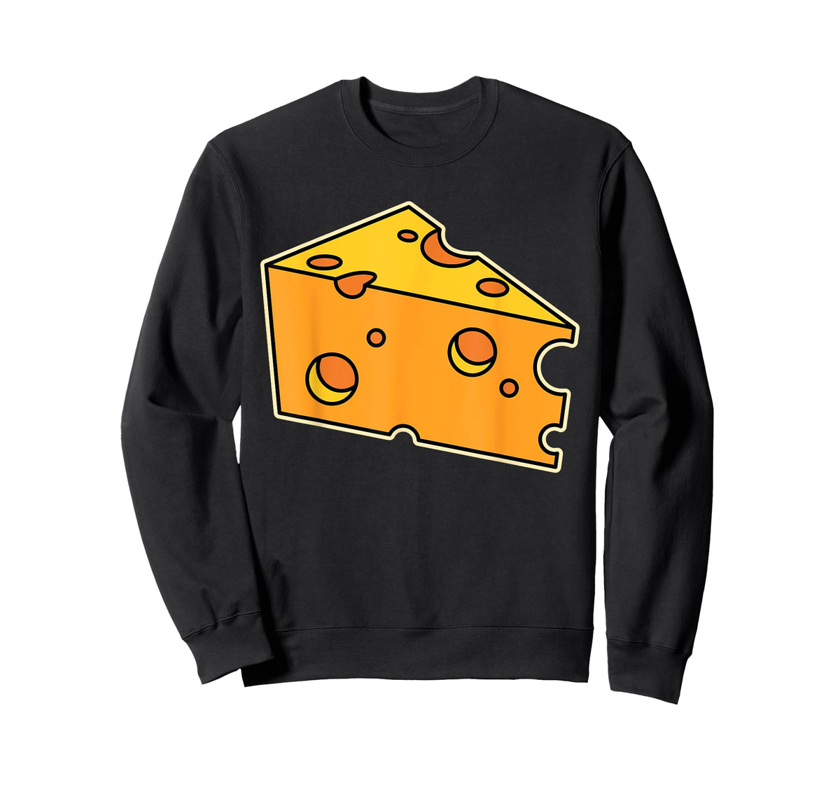 Funny Big Sliced Swiss Cheese Lover Gift For Men Women Kids T-Shirt