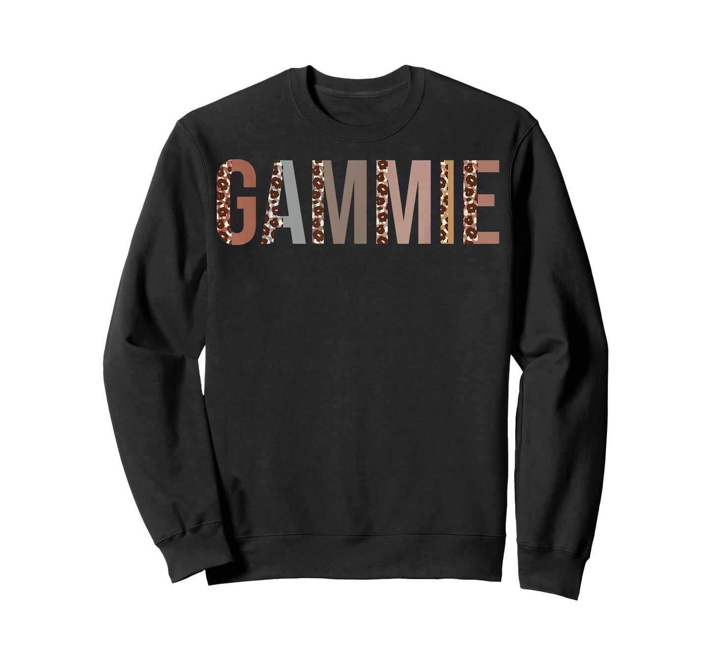 Gammie Leopard Print Mom Cute Mothers Day Funny Grandma T-Shirt