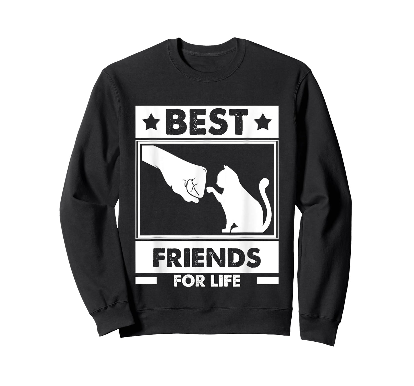 Cats Best Friends For Life Cat Best Friend Cat T-Shirt for Men Women Girls Kids