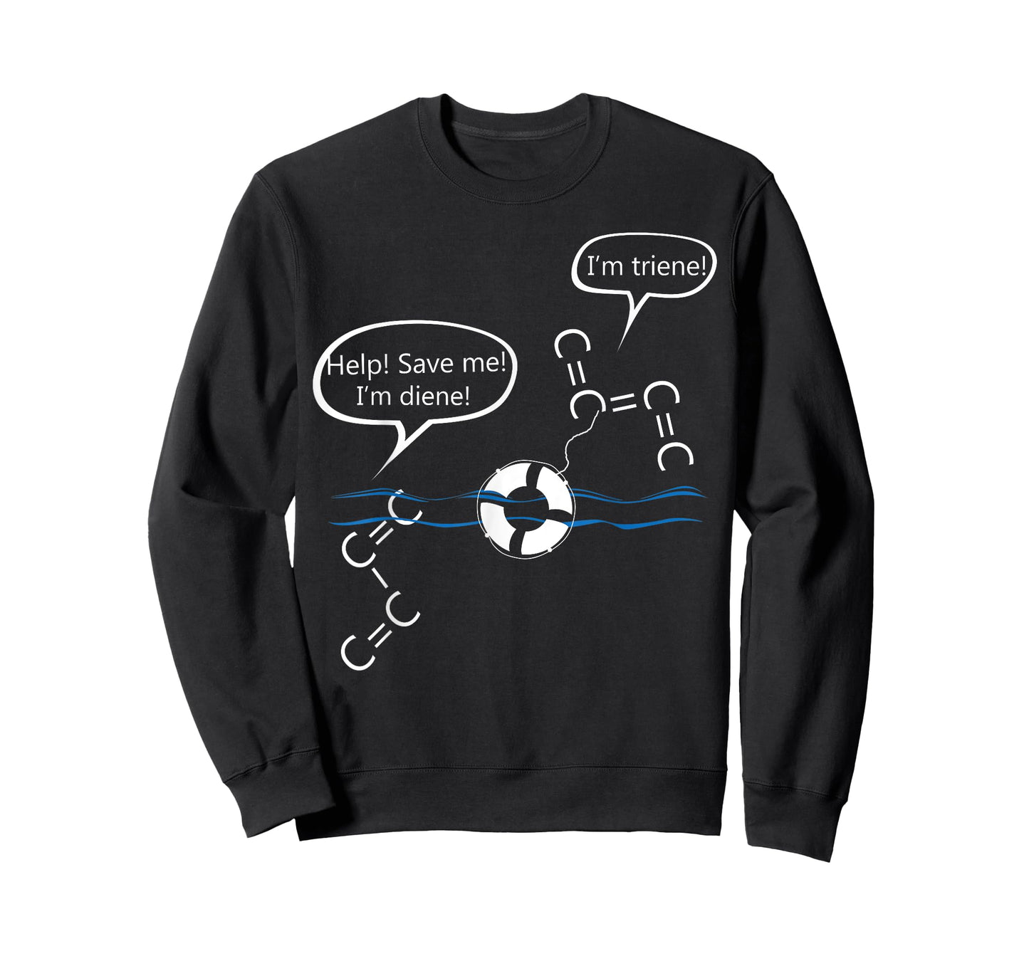 Funny Organic Chemistry Shirt-Diene and Triene for Women Men T-Shirt