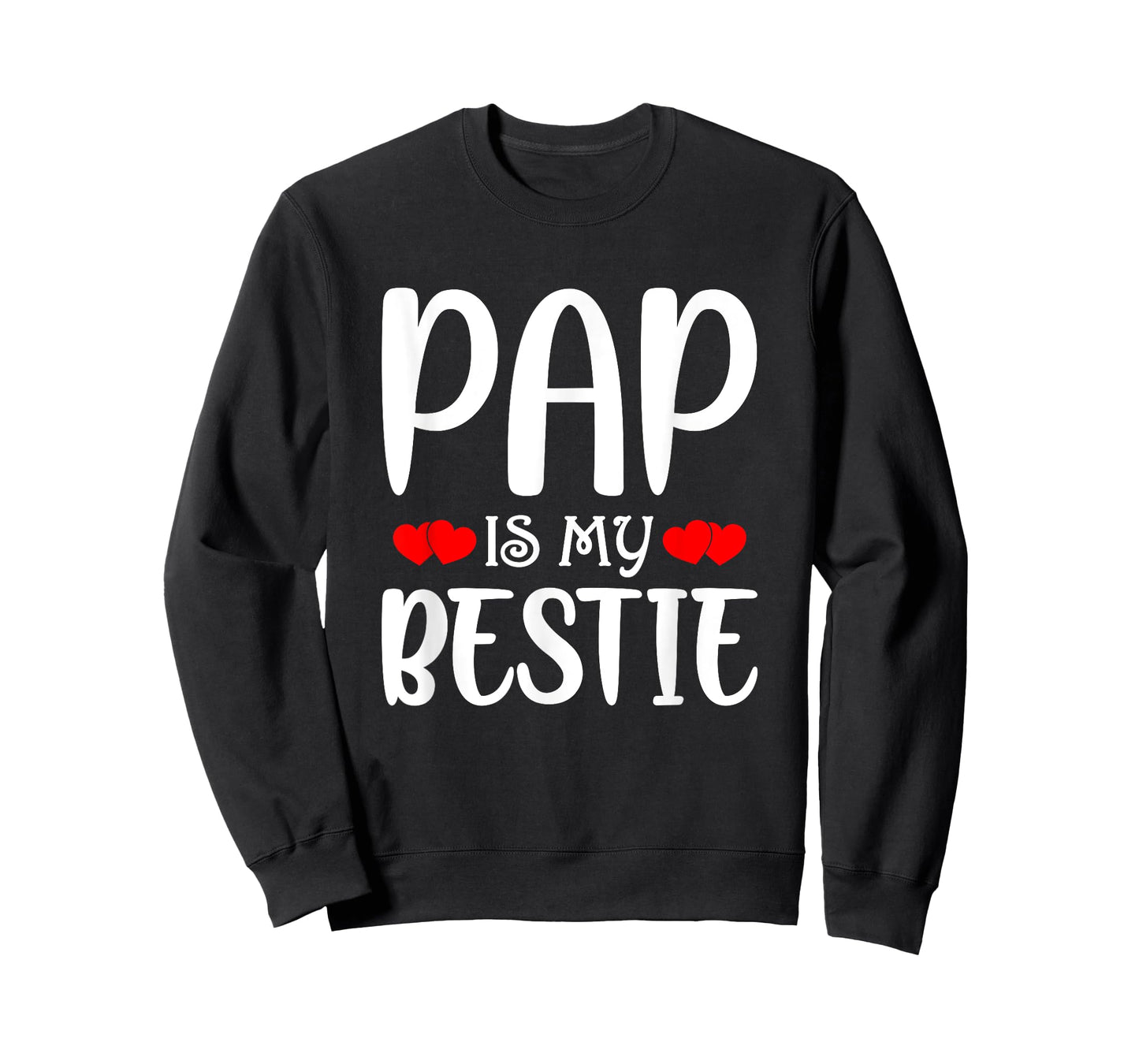 Pap Is My Bestie Toddler Design from Grandma Grandpa T-Shirt