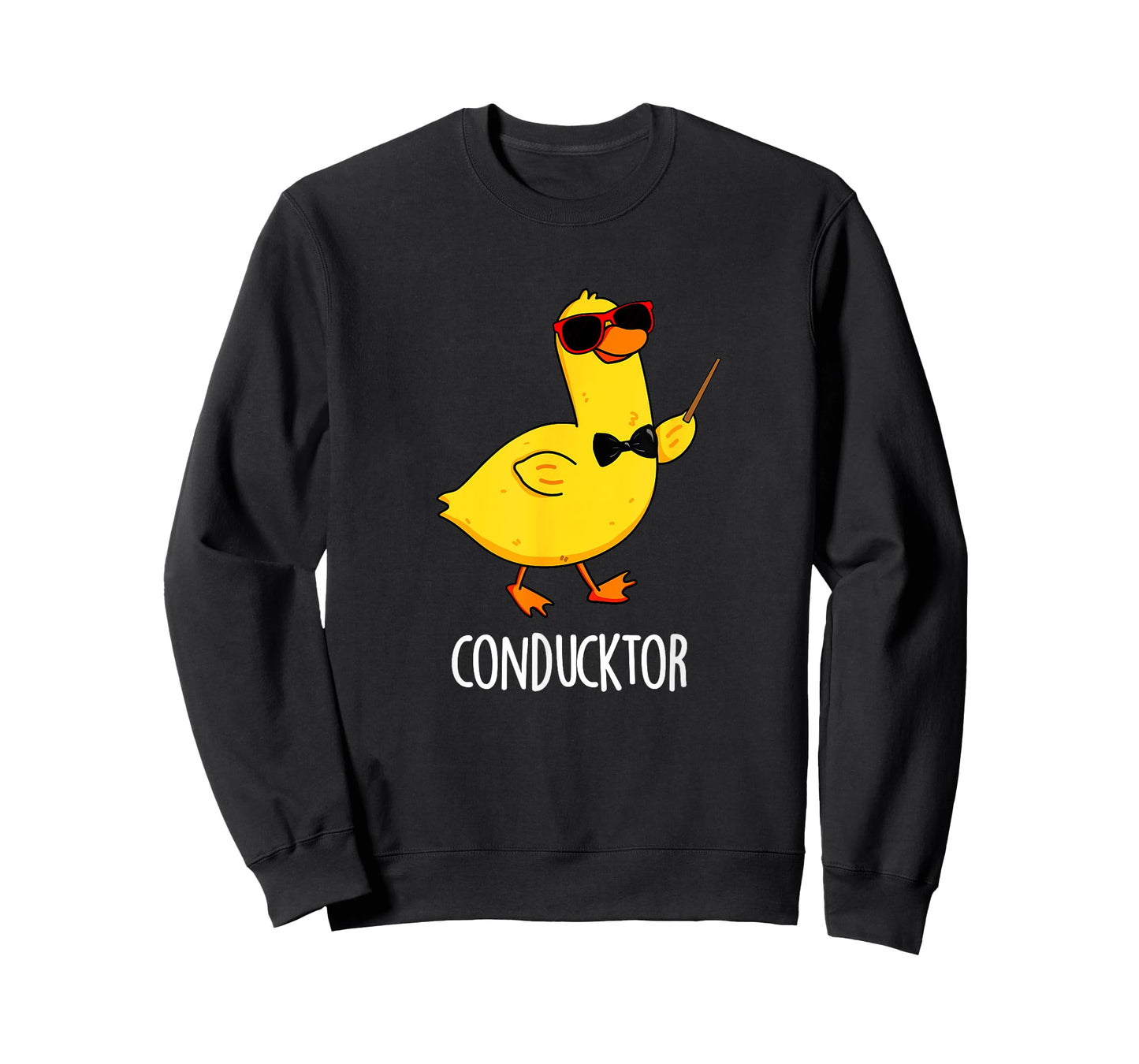 Con-duck-tor Funny Conductor Duck Pun T-Shirt