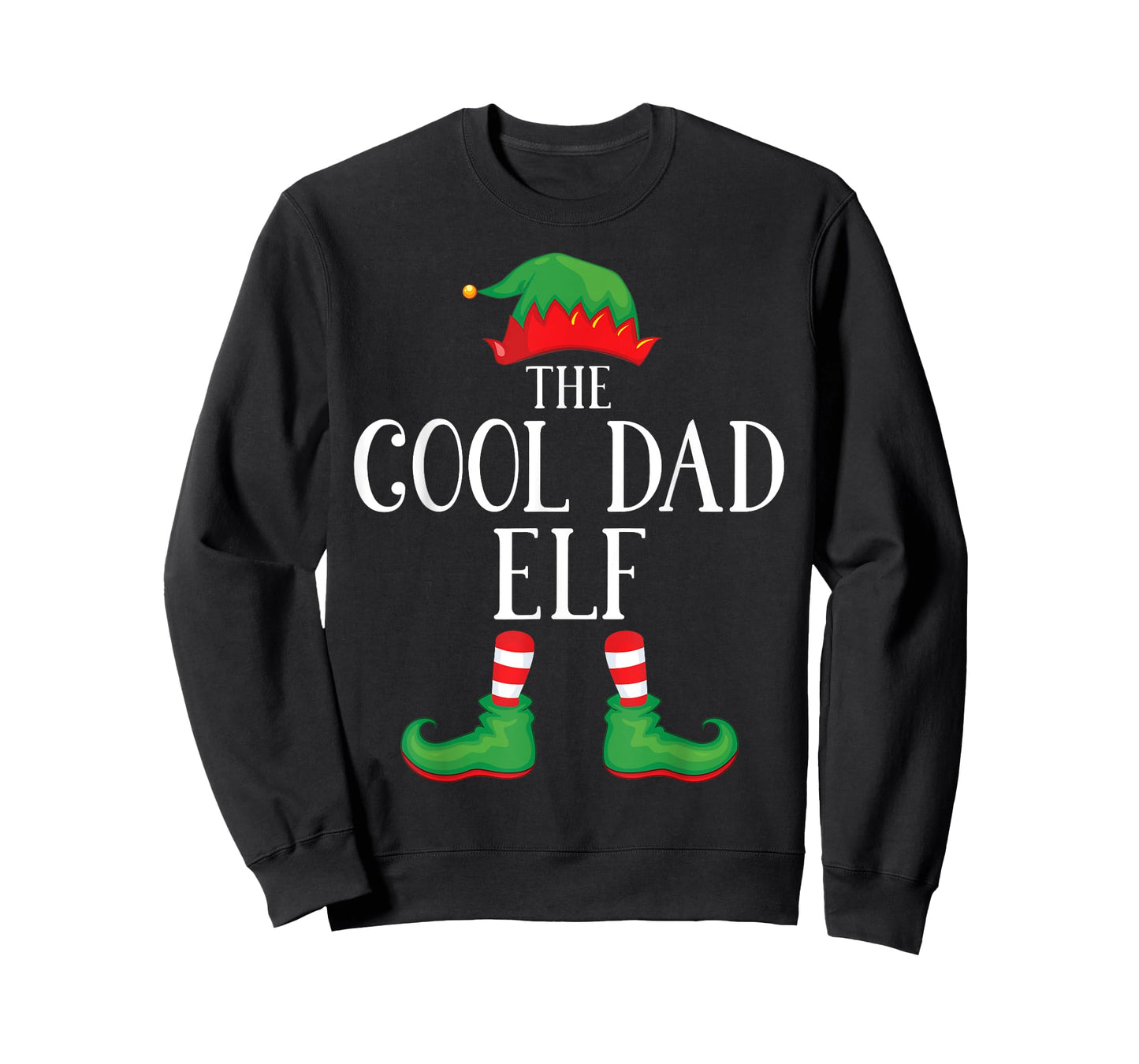 Cool Dad Elf Matching Group Xmas Funny Family Christmas T-Shirt