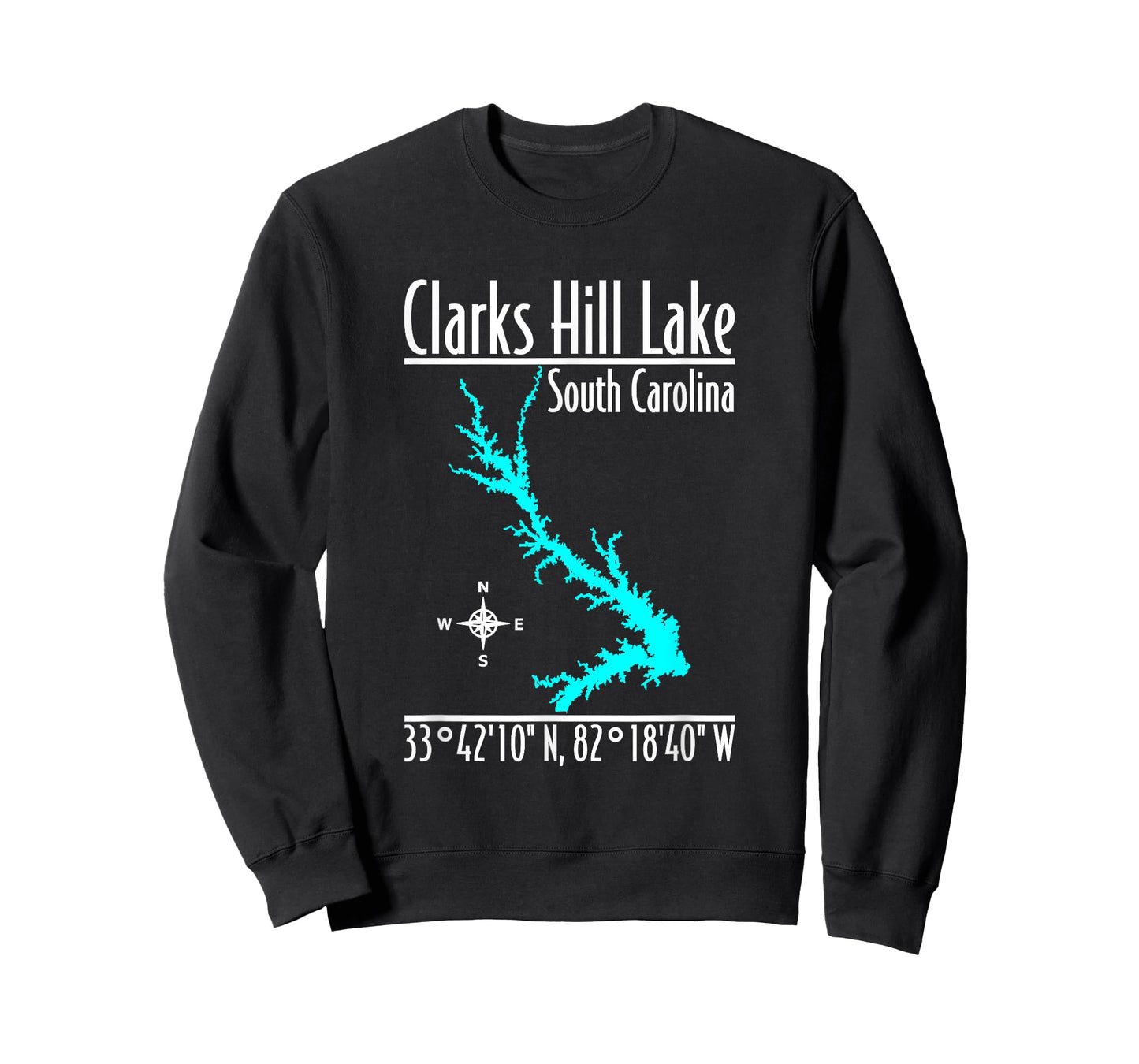 Modern Clarks Hill Lake - South Carolina T-Shirt