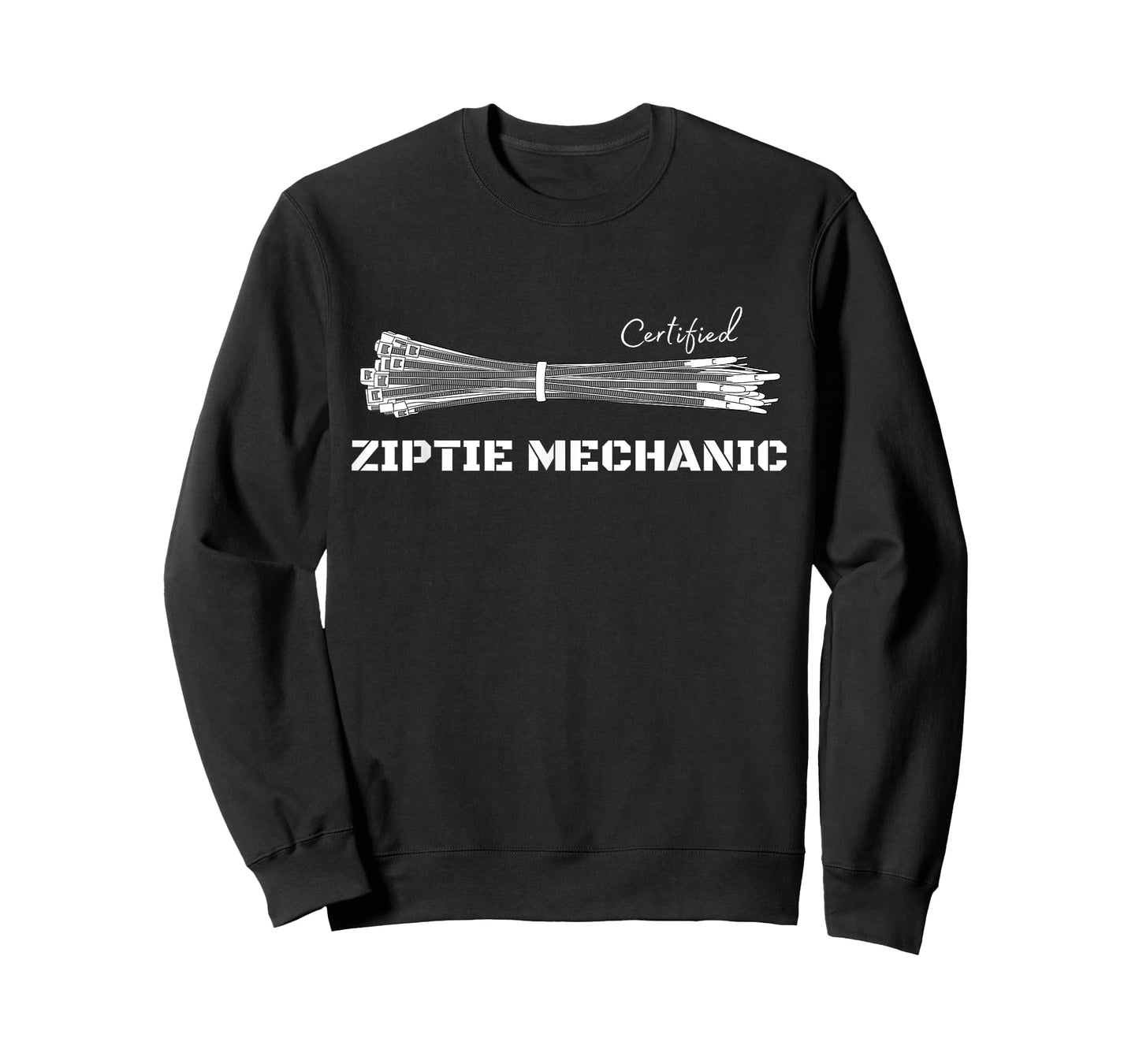 Certified Zip-tie Mechanic | Car DIY | Funny Automotive T-Shirt