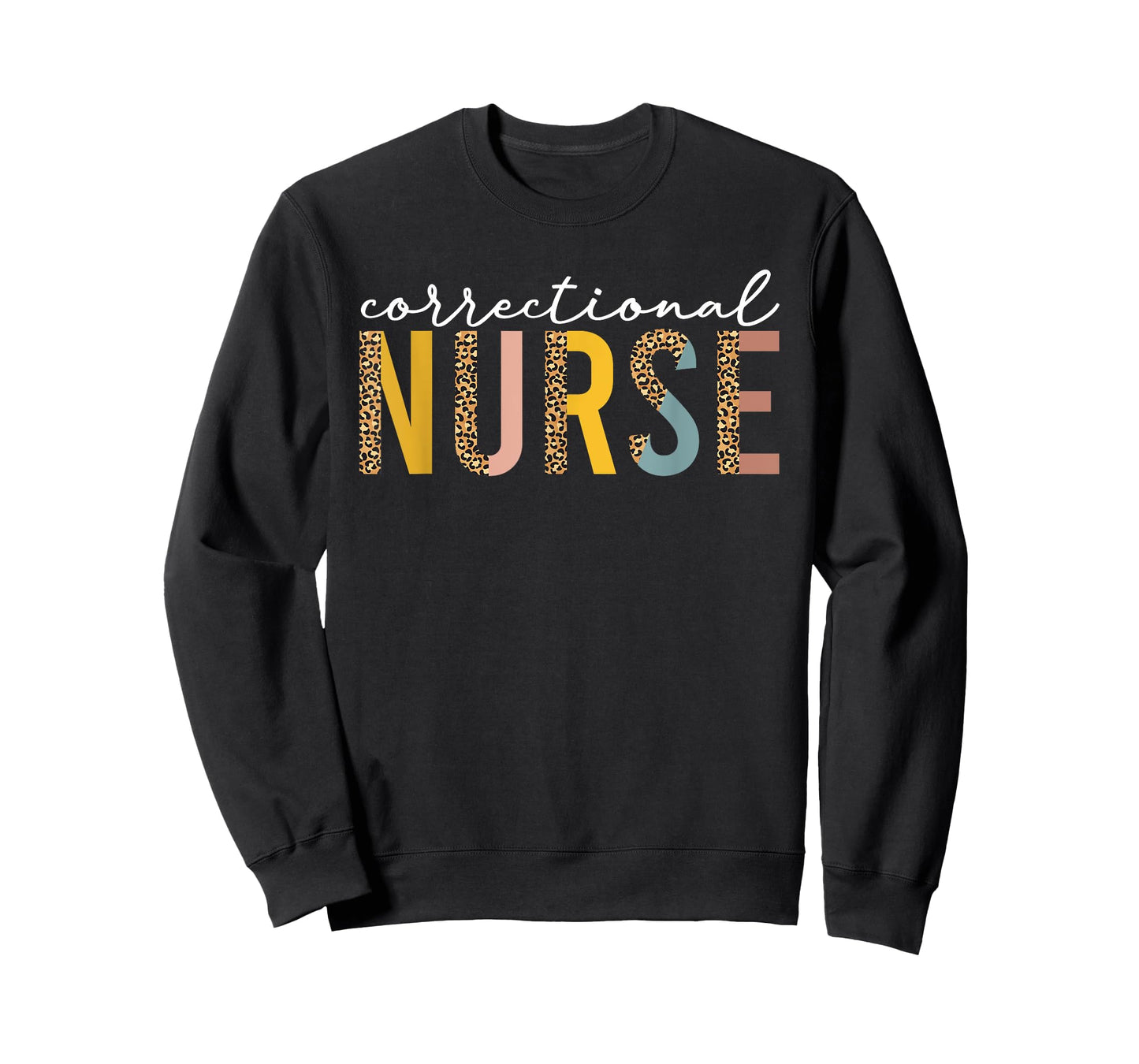 Correctional Nurse Funny Forensic Nursing Department leopard T-Shirt