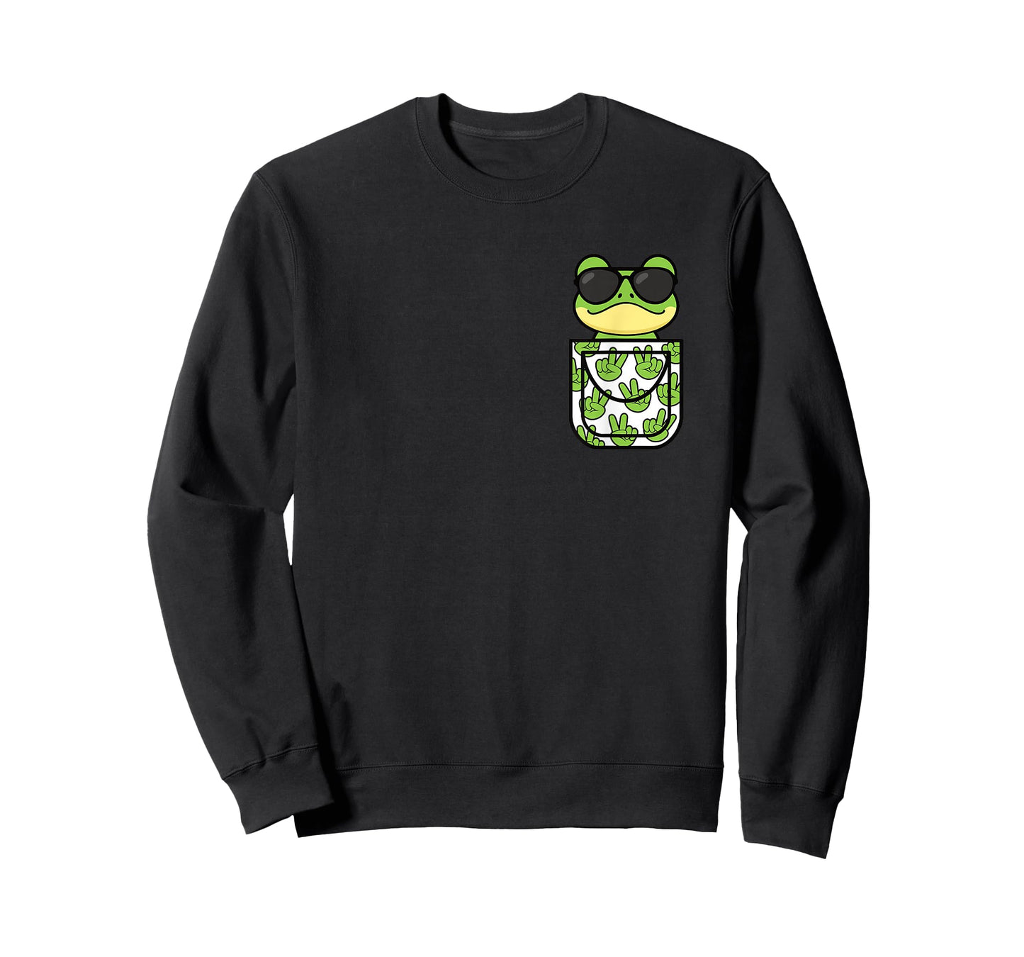 Funny Frog Pocket Frog Lover Men Women Boys Girls Kids T-Shirt