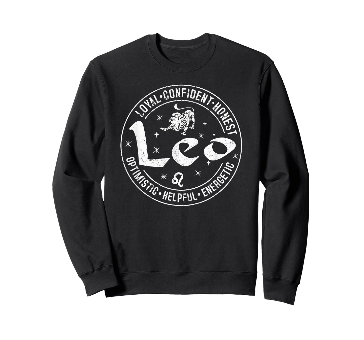 Leo Virtues Vintage Style Zodiac Design, Leo T-Shirt