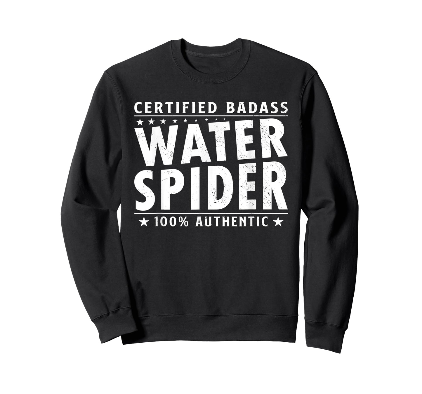 Certified Badass Water Spider Halloween Spider Lover T-Shirt