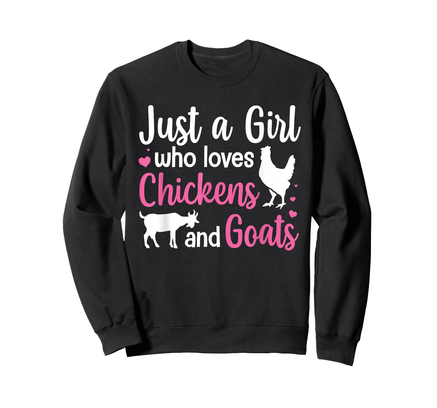 Cool Chicken Goat Design For Women Girls Pygmy Goat Lover T-Shirt