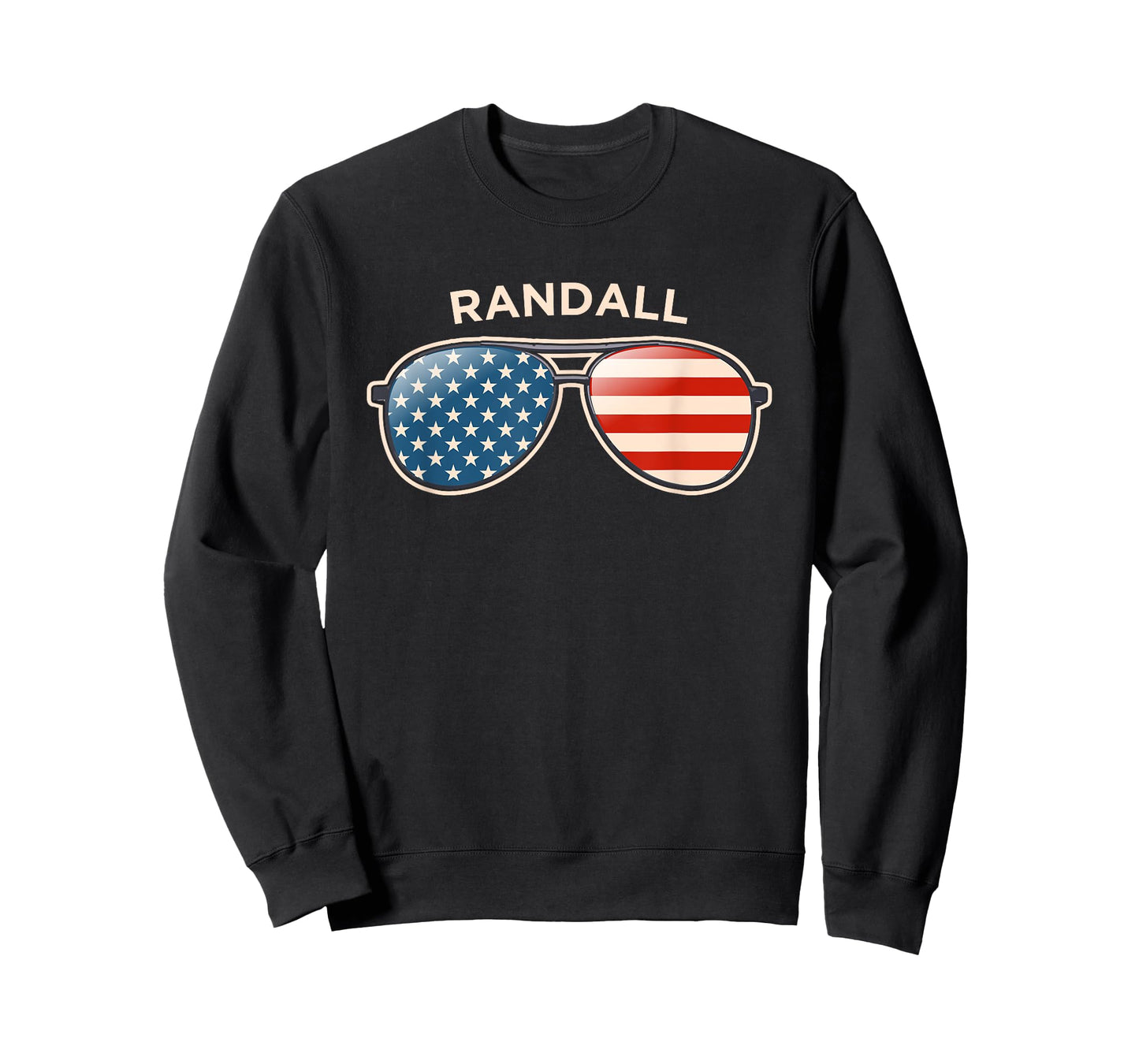 Randall, IN Vintage US Flag Sunglasses T-Shirt