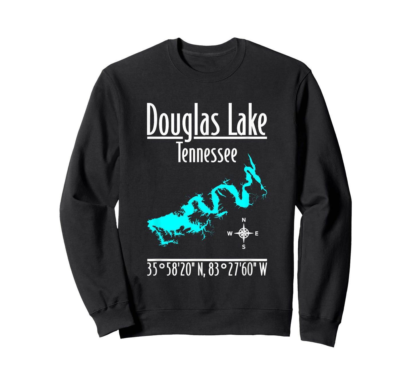 Modern Douglas Lake - Tennessee T-Shirt
