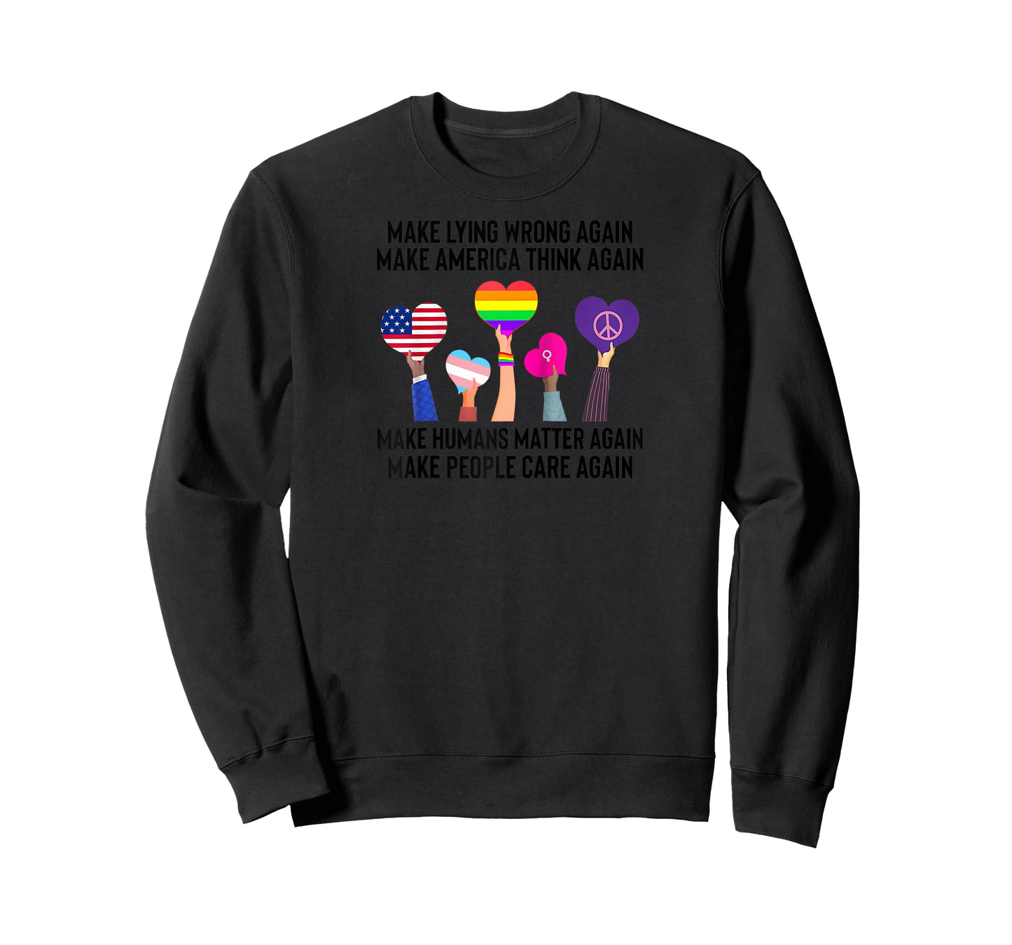 Make Lying Wrong Again Human’s Rights Women Speak Raglan Baseball Tee