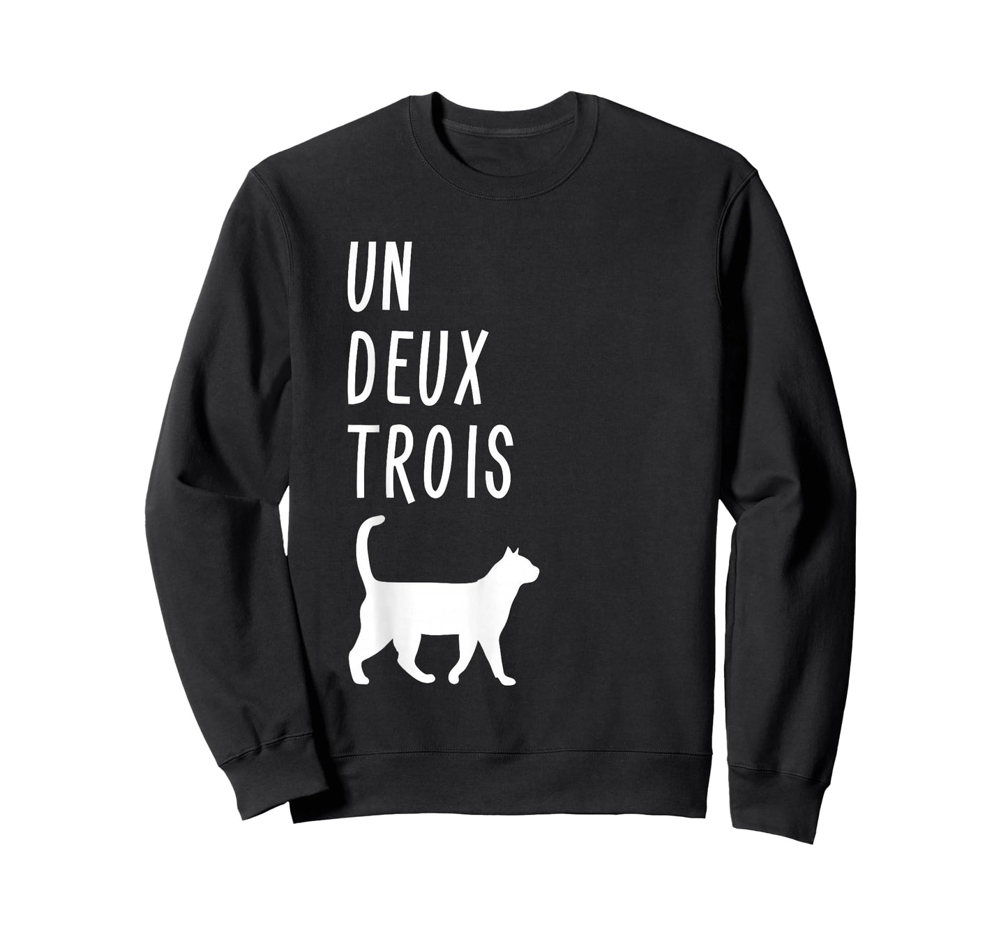 Un Deux Trois Cat Shirt Funny French Teacher Gift T-Shirt