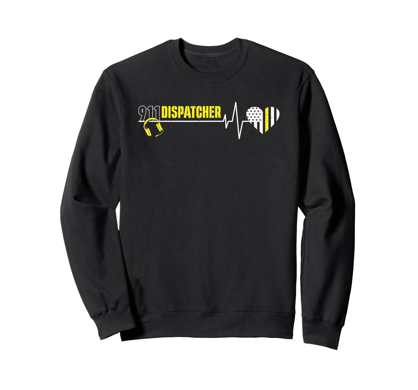 911 Dispatcher Heartbeat Dispatch Operator 911 Dispatcher T-Shirt